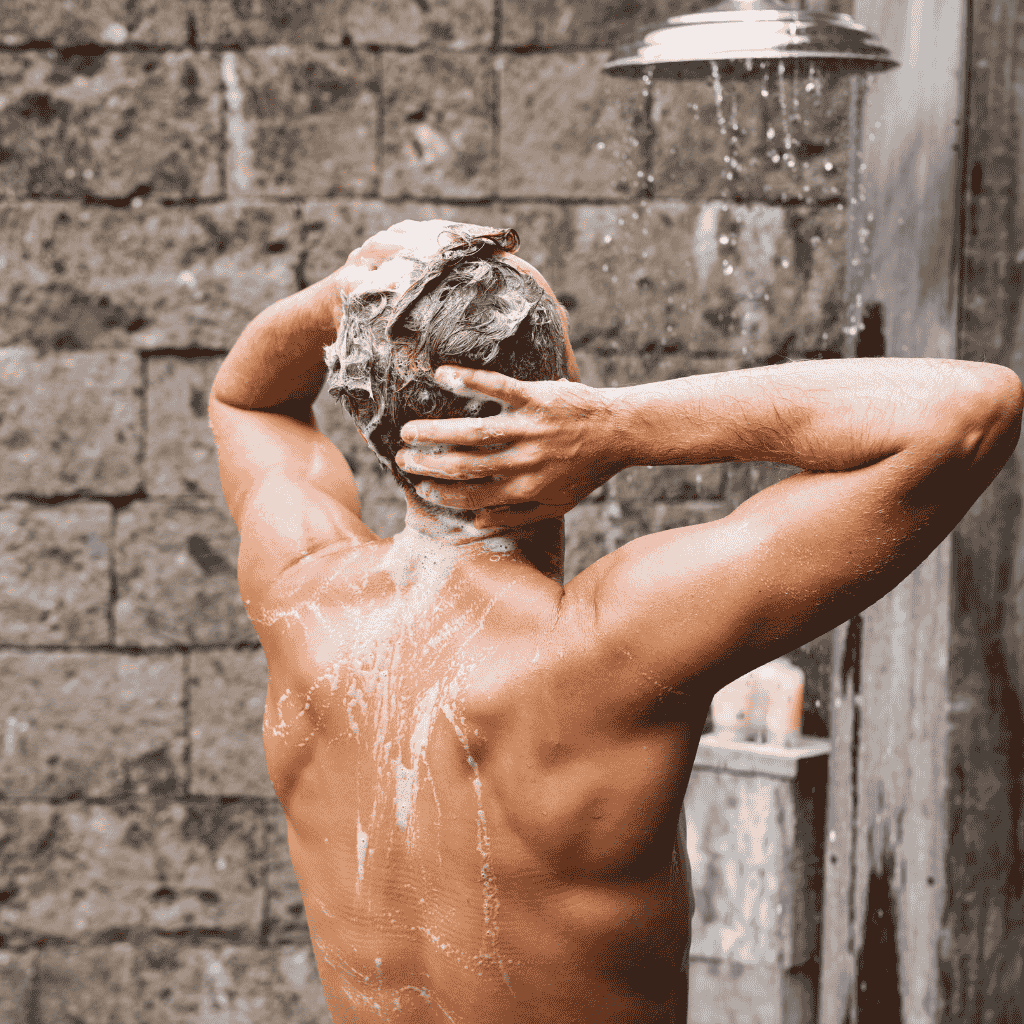 How To Shower With A Hair System